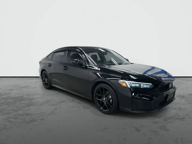 2025 Honda Civic Hybrid Sport Crystal Black Pearl at Honda of Clear Lake
