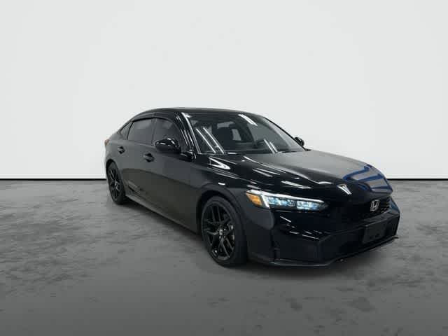 2025 Honda Civic Hybrid Sport Crystal Black Pearl at Honda of Clear Lake