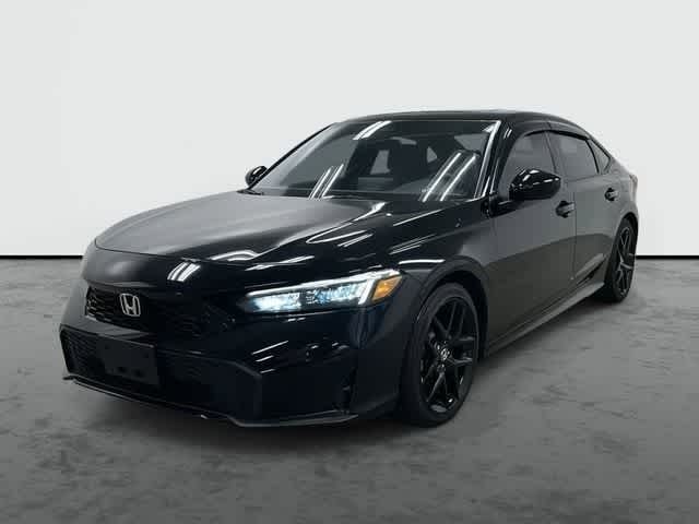 2025 Honda Civic Hybrid Sport Crystal Black Pearl at Honda of Clear Lake