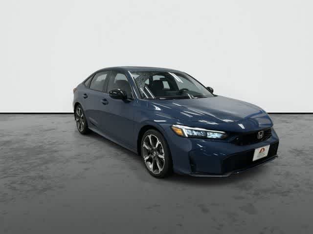 2026 Honda Civic Hybrid Sport Touring Blue Lagoon Pearl at Honda of Clear Lake