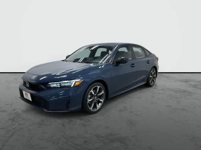 2026 Honda Civic Hybrid Sport Touring Blue Lagoon Pearl at Honda of Clear Lake