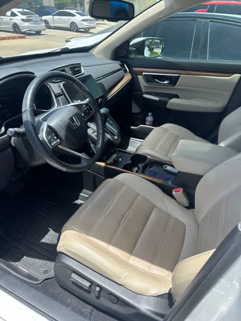 2020 Honda CR-V Touring Platinum White Pearl at AutoNation Chevrolet Gulf Fwy