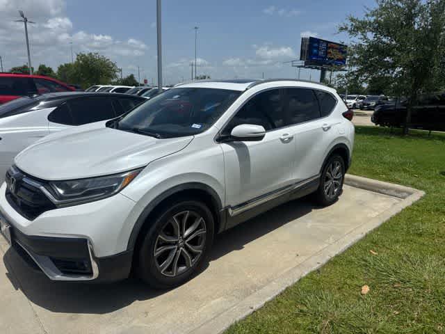 2020 Honda CR-V Touring Platinum White Pearl at AutoNation Chevrolet Gulf Fwy