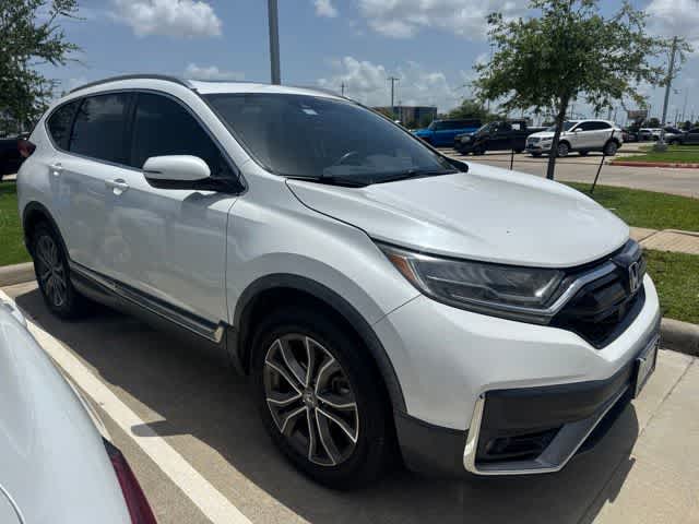 2020 Honda CR-V Touring Platinum White Pearl at AutoNation Chevrolet Gulf Fwy