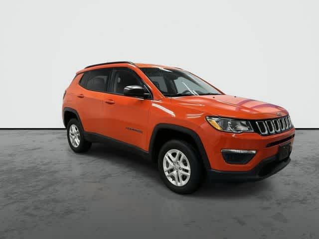 2018 Jeep Compass Sport Spitfire Orange Clearcoat at Baytown Ford