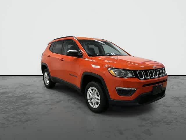 2018 Jeep Compass Sport Spitfire Orange Clearcoat at Baytown Ford