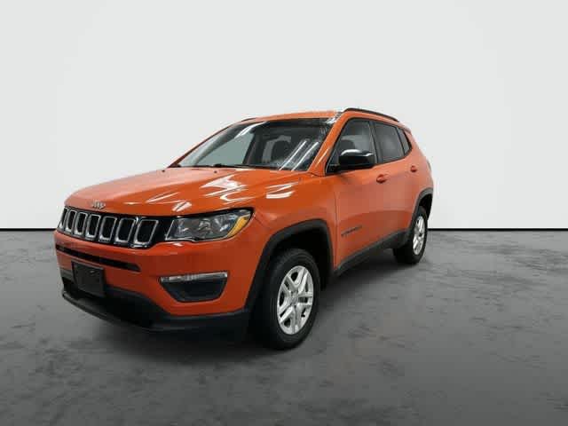 2018 Jeep Compass Sport Spitfire Orange Clearcoat at Baytown Ford