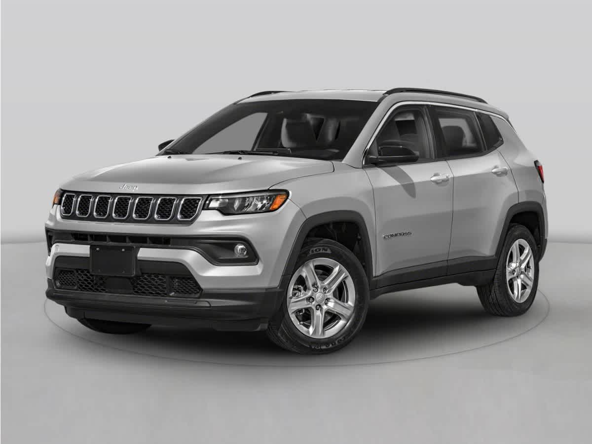 2023 Jeep Compass Sport Bright White Clearcoat at Tomball Chrysler Dodge Jeep Ram