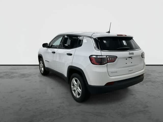 2023 Jeep Compass Sport Bright White Clearcoat at Tomball Chrysler Dodge Jeep Ram