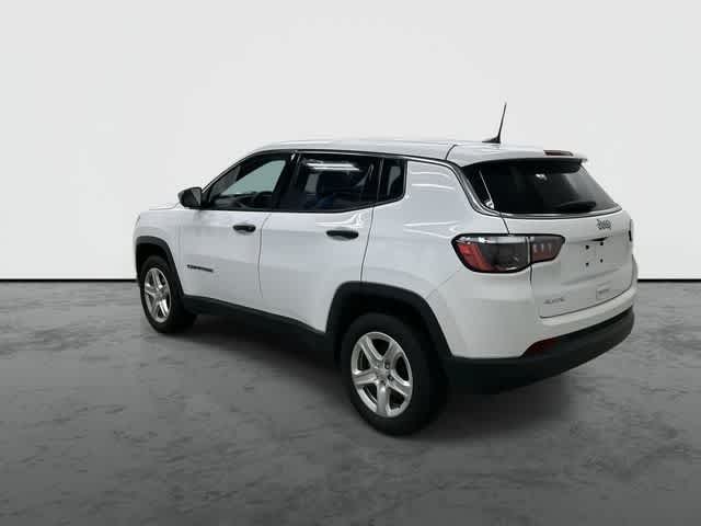 2023 Jeep Compass Sport Bright White Clearcoat at Tomball Chrysler Dodge Jeep Ram