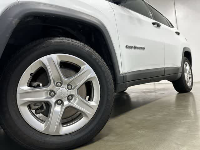 2023 Jeep Compass Sport Bright White Clearcoat at Tomball Chrysler Dodge Jeep Ram