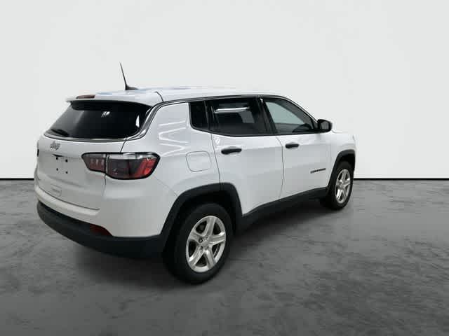 2023 Jeep Compass Sport Bright White Clearcoat at Tomball Chrysler Dodge Jeep Ram