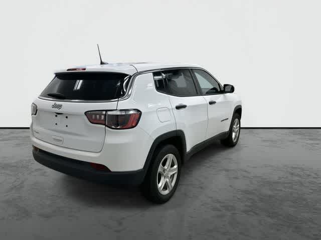 2023 Jeep Compass Sport Bright White Clearcoat at Tomball Chrysler Dodge Jeep Ram