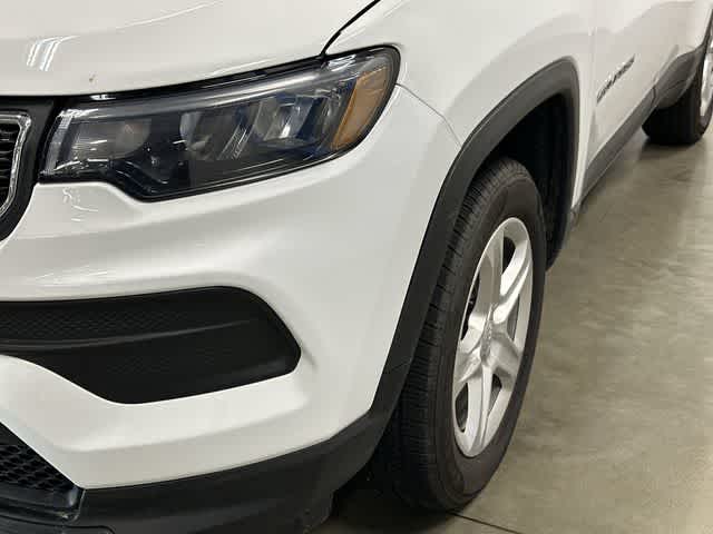 2023 Jeep Compass Sport Bright White Clearcoat at Tomball Chrysler Dodge Jeep Ram