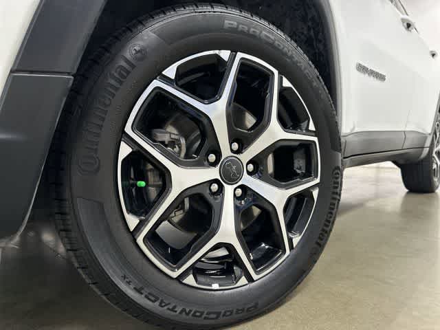 2025 Jeep Compass Limited Bright White Clearcoat at AutoNation Chrysler Jeep Dodge Ram Spring
