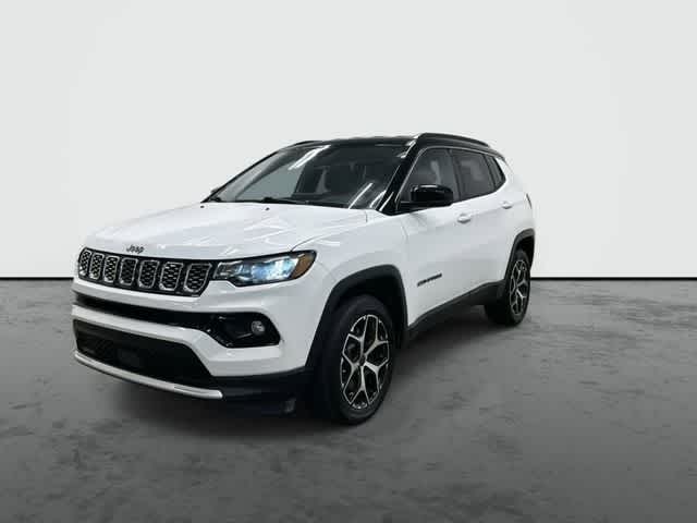 2025 Jeep Compass Limited Bright White Clearcoat at AutoNation Chrysler Jeep Dodge Ram Spring