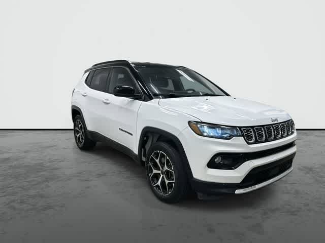 2025 Jeep Compass Limited Bright White Clearcoat at AutoNation Chrysler Jeep Dodge Ram Spring