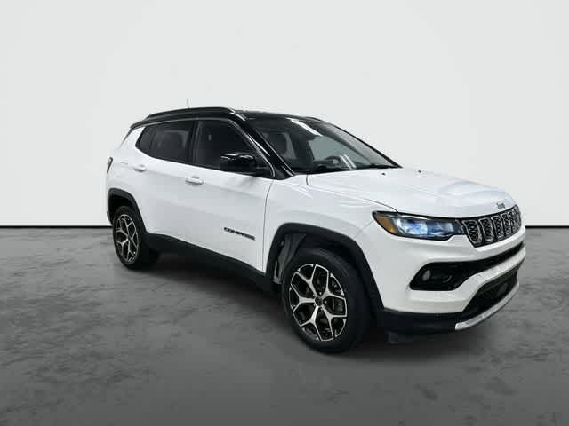 2025 Jeep Compass Limited Bright White Clearcoat at AutoNation Chrysler Jeep Dodge Ram Spring