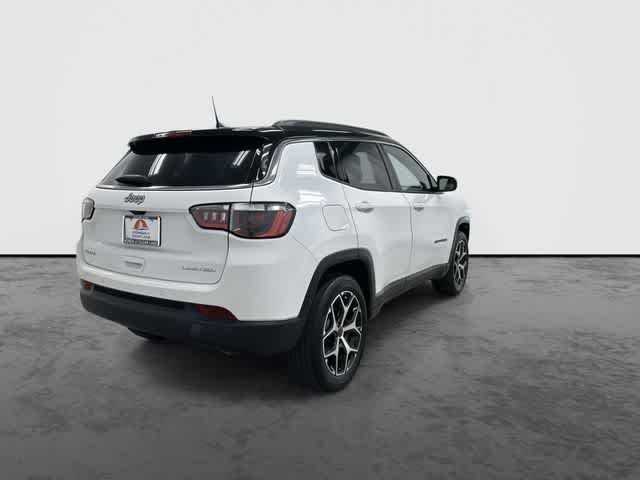 2025 Jeep Compass Limited Bright White Clearcoat at AutoNation Chrysler Jeep Dodge Ram Spring