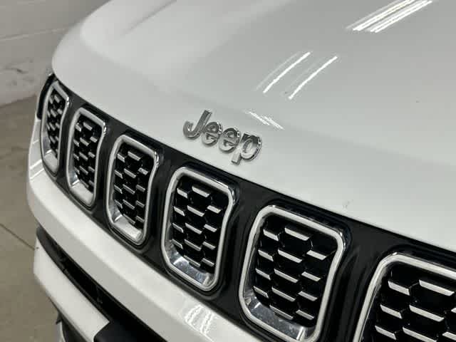 2025 Jeep Compass Limited Bright White Clearcoat at AutoNation Chrysler Jeep Dodge Ram Spring