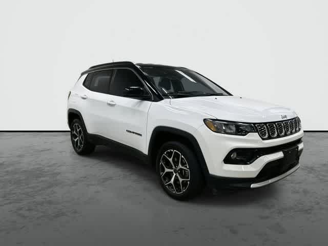 2025 Jeep Compass Limited Bright White Clearcoat at AutoNation Chrysler Jeep Dodge Ram Spring
