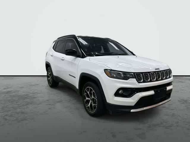 2025 Jeep Compass Limited Bright White Clearcoat at AutoNation Chrysler Jeep Dodge Ram Spring