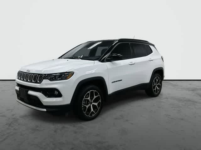 2025 Jeep Compass Limited Bright White Clearcoat at AutoNation Chrysler Jeep Dodge Ram Spring