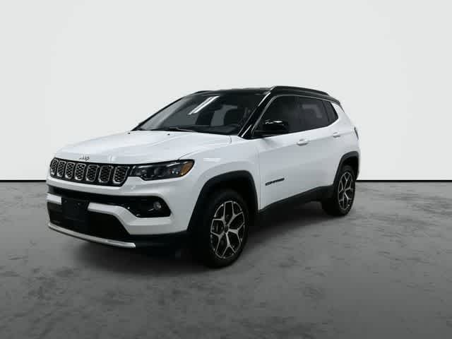 2025 Jeep Compass Limited Bright White Clearcoat at AutoNation Chrysler Jeep Dodge Ram Spring