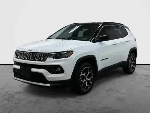 2025 Jeep Compass Limited Bright White Clearcoat at AutoNation Chrysler Jeep Dodge Ram Spring