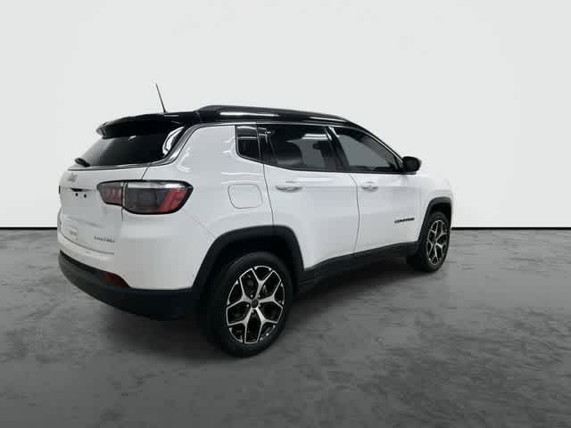 2025 Jeep Compass Limited Bright White Clearcoat at AutoNation Chrysler Jeep Dodge Ram Spring