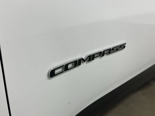 2025 Jeep Compass Limited Bright White Clearcoat at Mercedes-Benz of Houston North