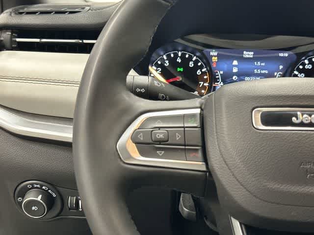 2025 Jeep Compass Limited Bright White Clearcoat at Mercedes-Benz of Houston North
