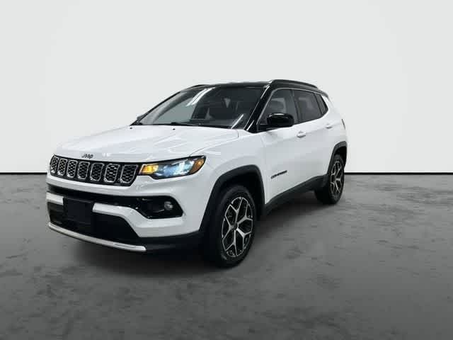 2025 Jeep Compass Limited Bright White Clearcoat at Mercedes-Benz of Houston North