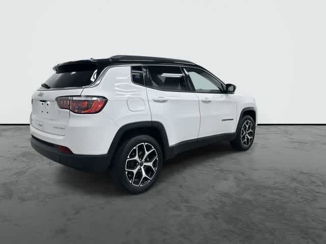 2025 Jeep Compass Limited Bright White Clearcoat at Mercedes-Benz of Houston North