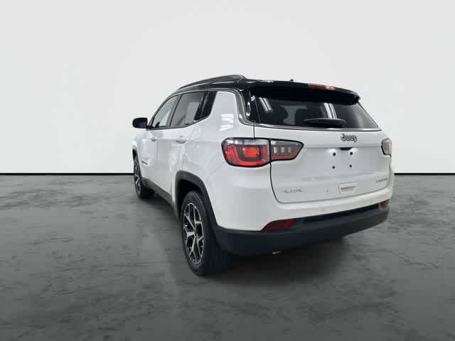 2025 Jeep Compass Limited Bright White Clearcoat at Mercedes-Benz of Houston North