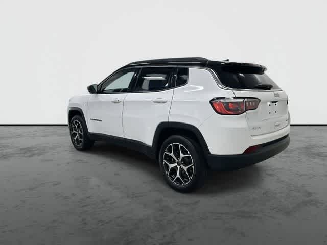 2025 Jeep Compass Limited Bright White Clearcoat at Mercedes-Benz of Houston North