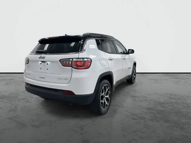 2025 Jeep Compass Limited Bright White Clearcoat at Mercedes-Benz of Houston North