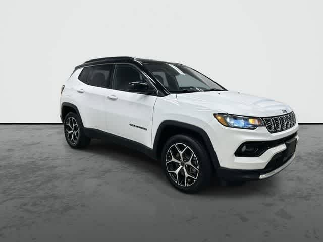 2025 Jeep Compass Limited Bright White Clearcoat at Mercedes-Benz of Houston North