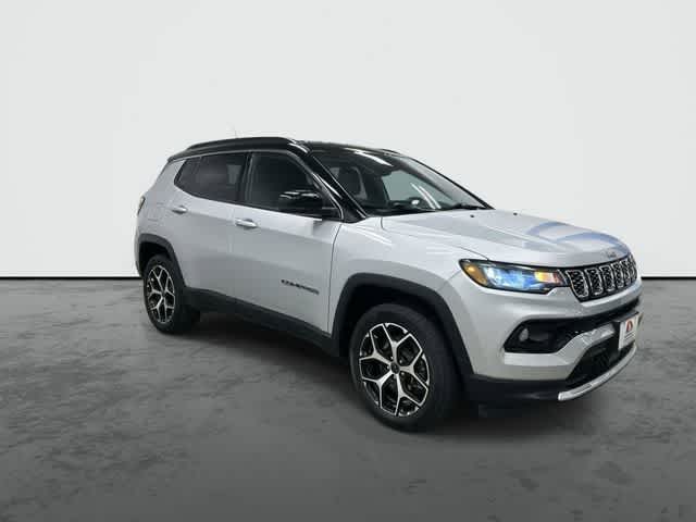 2025 Jeep Compass Limited Silver Zynith Metallic Clearcoat at AutoNation Chrysler Jeep Dodge Ram Spring