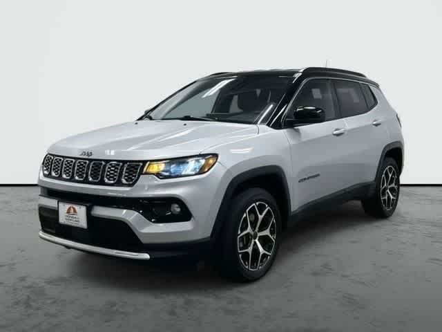 2025 Jeep Compass Limited Silver Zynith Metallic Clearcoat at AutoNation Chrysler Jeep Dodge Ram Spring