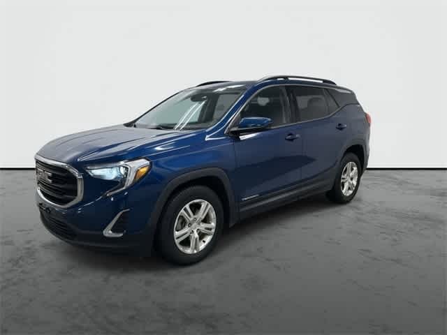 2020 GMC Terrain SLE Blue Emerald Metallic at HGreg Houston