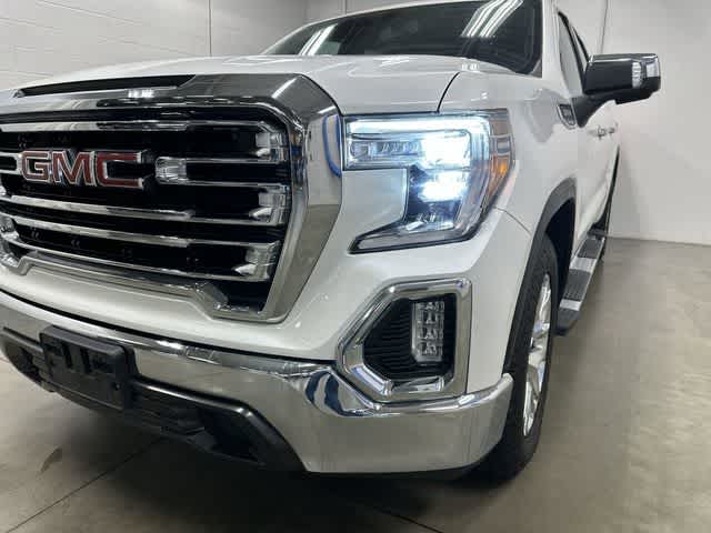 2021 GMC Sierra 1500 SLT White Frost Tricoat at Group 1 GMC Buick South