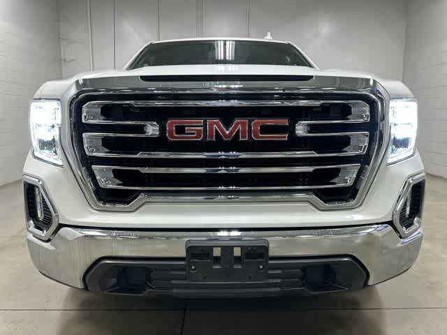 2021 GMC Sierra 1500 SLT White Frost Tricoat at Group 1 GMC Buick South