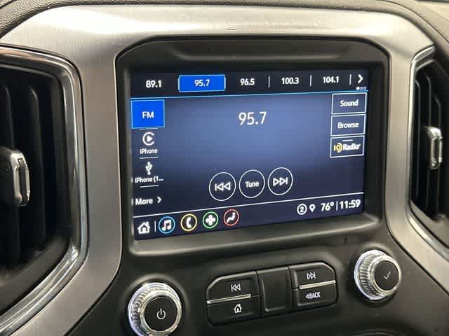 2021 GMC Sierra 1500 SLT White Frost Tricoat at Group 1 GMC Buick South