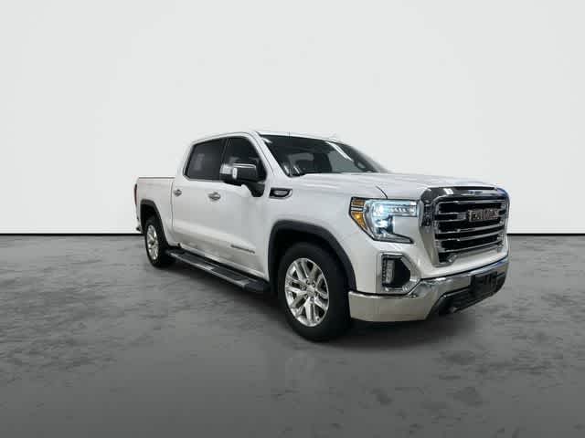 2021 GMC Sierra 1500 SLT White Frost Tricoat at Group 1 GMC Buick South