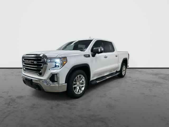 2021 GMC Sierra 1500 SLT White Frost Tricoat at Group 1 GMC Buick South