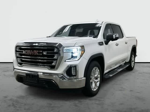 2021 GMC Sierra 1500 SLT White Frost Tricoat at Group 1 GMC Buick South