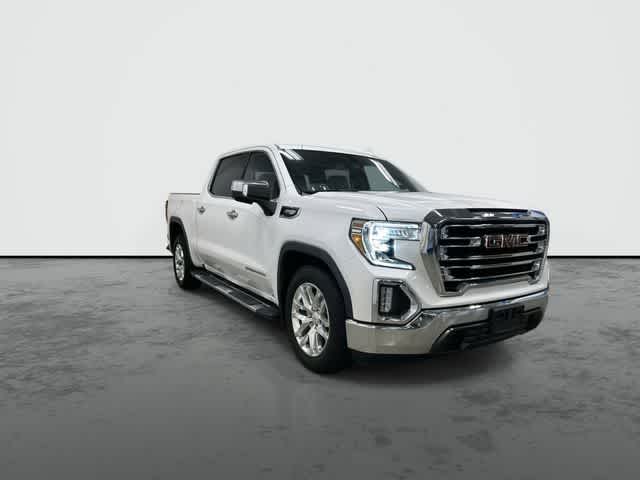 2021 GMC Sierra 1500 SLT White Frost Tricoat at Group 1 GMC Buick South
