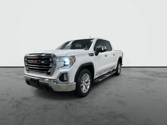 2021 GMC Sierra 1500 SLT White Frost Tricoat at Group 1 GMC Buick South