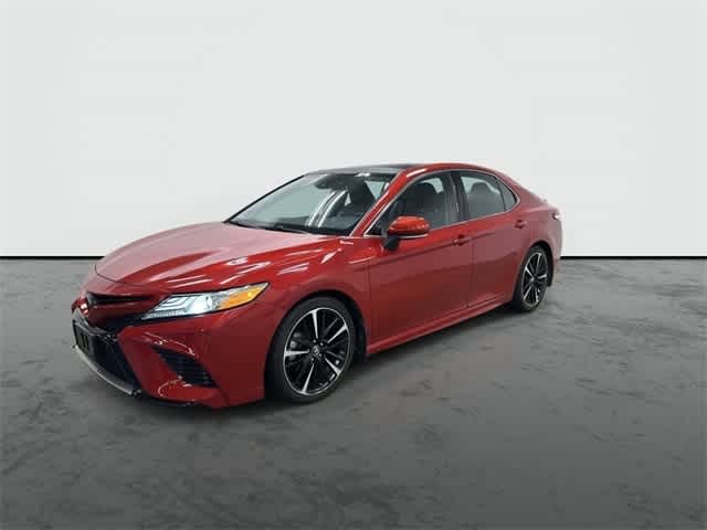 2020 Toyota Camry XSE V6 Supersonic Red at Honda of Clear Lake